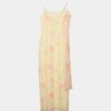 Vestido midi em tule estampado com lenço Vestido midi em tule estampado com lenço