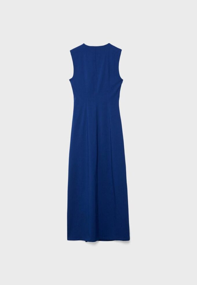 Vestido Midi Sem Mangas em Bengalina Vestido Midi Sem Mangas em Bengalina