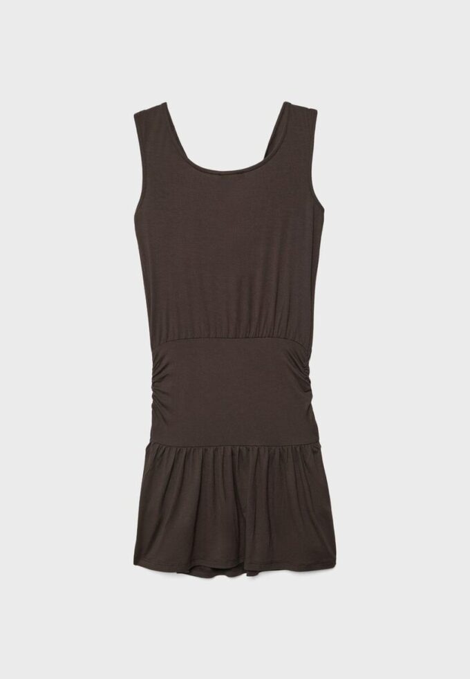 Vestido multifuncional com botões